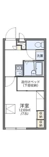 レオパレス桜館【2階】の間取り