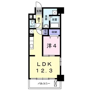 アドレシア古江【3階】の間取り
