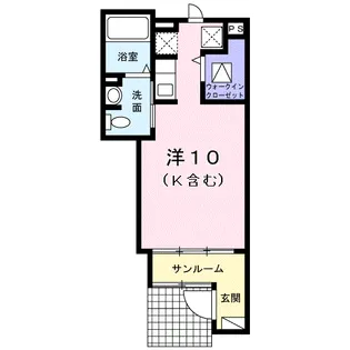 ランド・グローリア【1階】の間取り