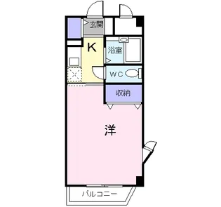 セゾン升本【4階】の間取り