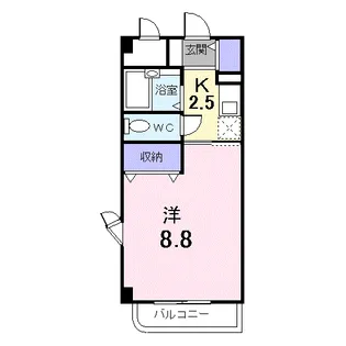 セゾン升本【3階】の間取り