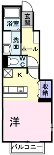 ノーブル川内【1階】の間取り