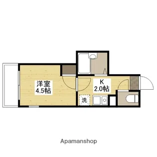 メゾフォルテ大宮【2階】の間取り