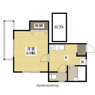 カーサタナカ【2階】の間取り