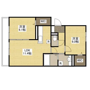 グリーンヒルズ ガーデン【3階】の間取り