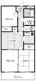 ユーミー尾和【1階】の間取り