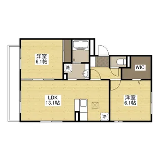 ルミナス東雲【1階】の間取り