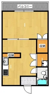 グローバル松川【604号室号室】の間取り