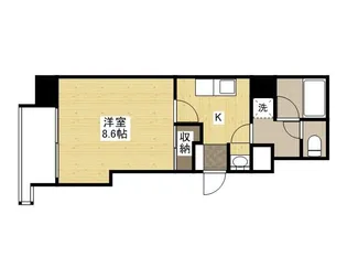 的場Yビル【302号室号室】の間取り