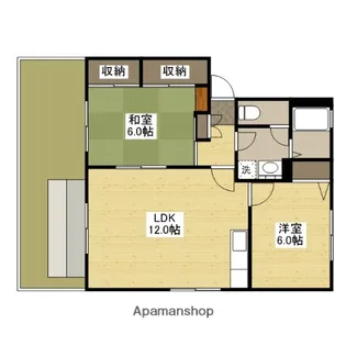 ディアス藤井【1階】の間取り