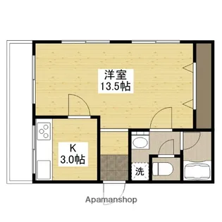 平岡ビル【2階】の間取り