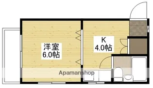 ヴィラ瀬川【3階】の間取り