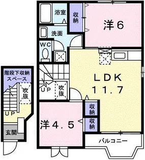 クレストール21【2階】の間取り