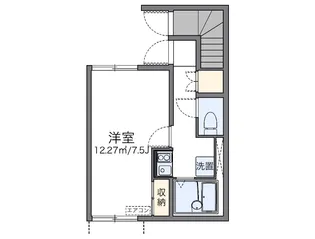 レオネクストTENJIN【104号室】の間取り