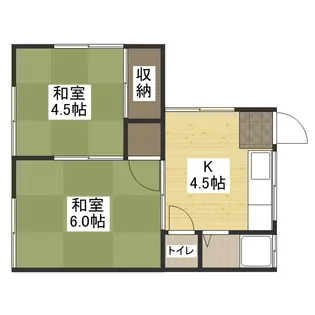 山内荘【1階】の間取り