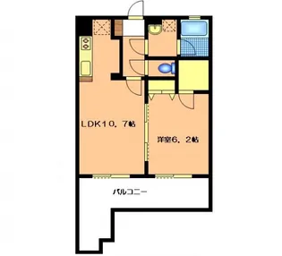 FELICE 緑井【102号室号室】の間取り