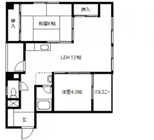 新見ビル【401号室号室】の間取り