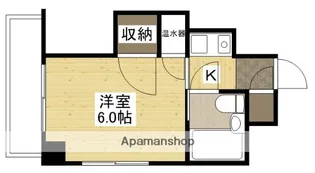 アルテミス安芸【4階】の間取り