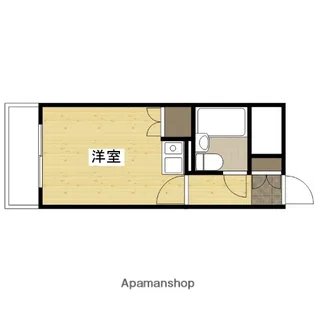 サンライズ可部【5階】の間取り