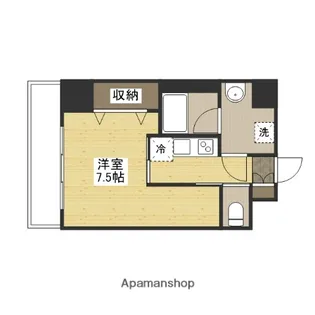 1Kの間取り画像