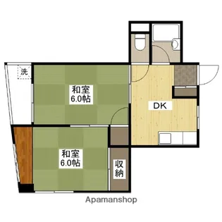 第2宮田ビル【2階】の間取り