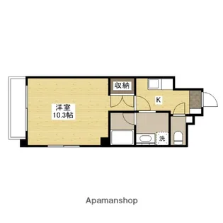 プランドール西観音【8階】の間取り