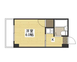 ハイパーク庚午【2階】の間取り