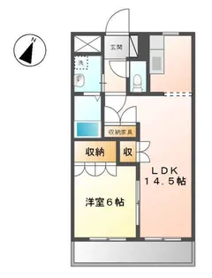 ベルジュⅠ番館【2階】の間取り