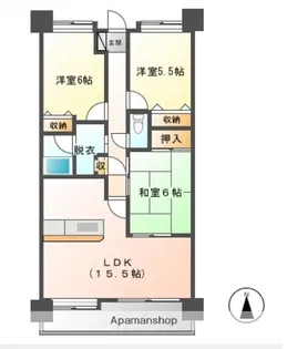 ペルル舟入南【5階】の間取り