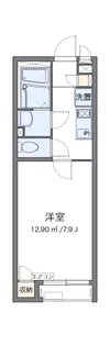 クレイノウズハウス【204号室】の間取り