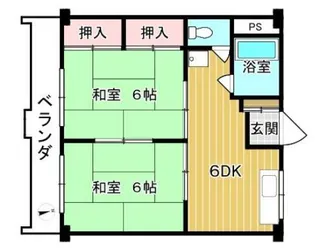 村上ビル【3階】の間取り