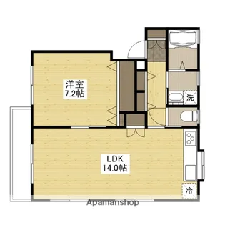 コーポつばき【2階】の間取り