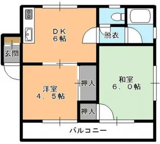 広島県広島市中区舟入南1丁目【マンション】の間取り