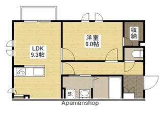 メゾンド・フルール【104号室】の間取り
