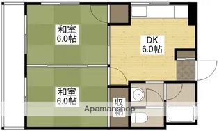 中尾ビル【3階】の間取り
