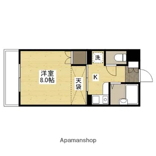 ヴィラソレイユ【1階】の間取り