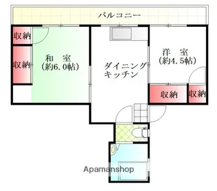 上田ビル【5階】の間取り