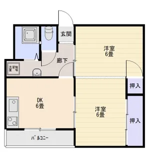 田中ビル【202号室号室】の間取り