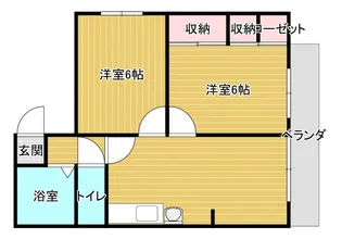 中本ビル【401号室号室】の間取り