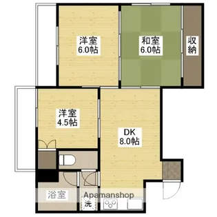 マスダビル【4階】の間取り