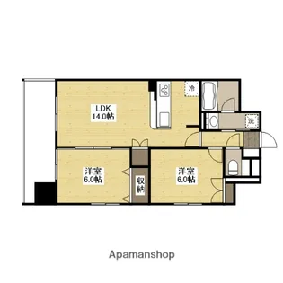 ウイング宝町サード【3階】の間取り