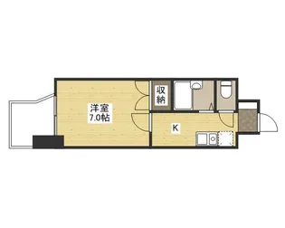 サンドエル東蟹屋【903号室号室】の間取り