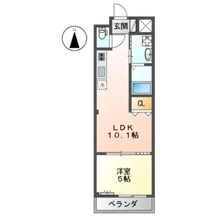 アフロディテ【2階】の間取り