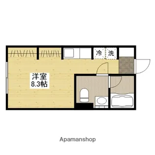 DIMANCHE【2階】の間取り