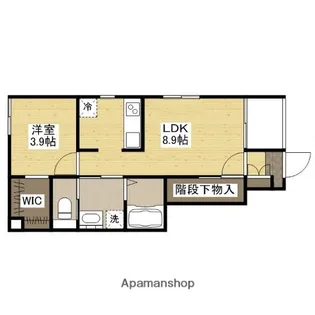 ジュネス南原口【1階】の間取り