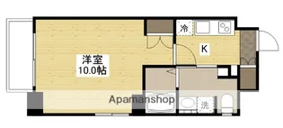 パレグレース十日市【7階】の間取り