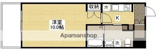 パレグレース十日市【2階】の間取り