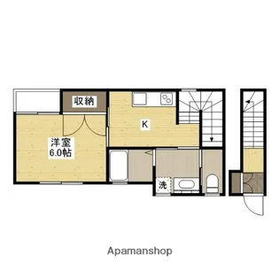 大州ST【202号室】の間取り