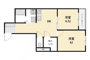 十日市ビル2【4階】の間取り