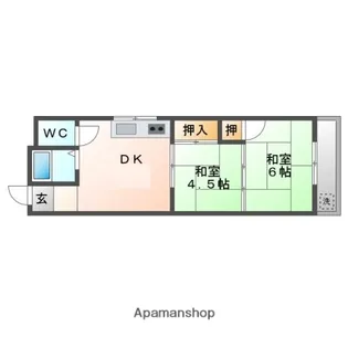出汐ビル【3階】の間取り